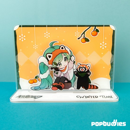 Hatsune Miku: Miku and Red Panda (Winter Time) Acrylic Figure Stand