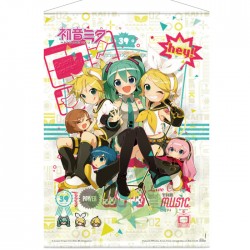 Hatsune Miku: Hey! Piapro Characters Wall scroll (50cm x 70cm)